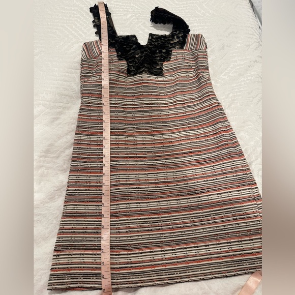 Milly of New York Multicolor Sequin striped sheath mini dress - Picture 10 of 12